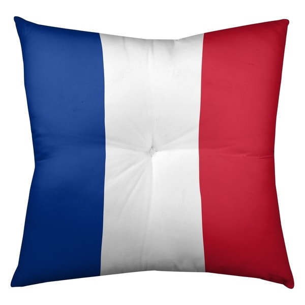 New England New England Throwback Football Stripes Floor Pillow - Square Tufted