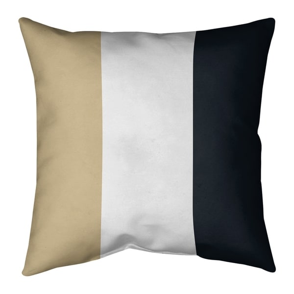 New Orleans New Orleans Football Stripes Pillow-Faux Linen