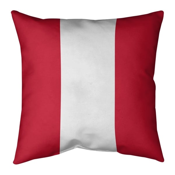 New England New England Throwback Football Stripes Pillow-Faux Linen