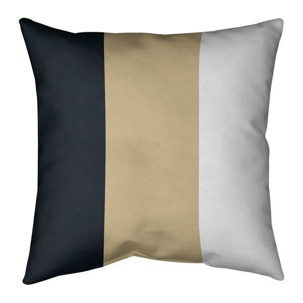 New Orleans New Orleans Football Stripes Pillow-Faux Linen