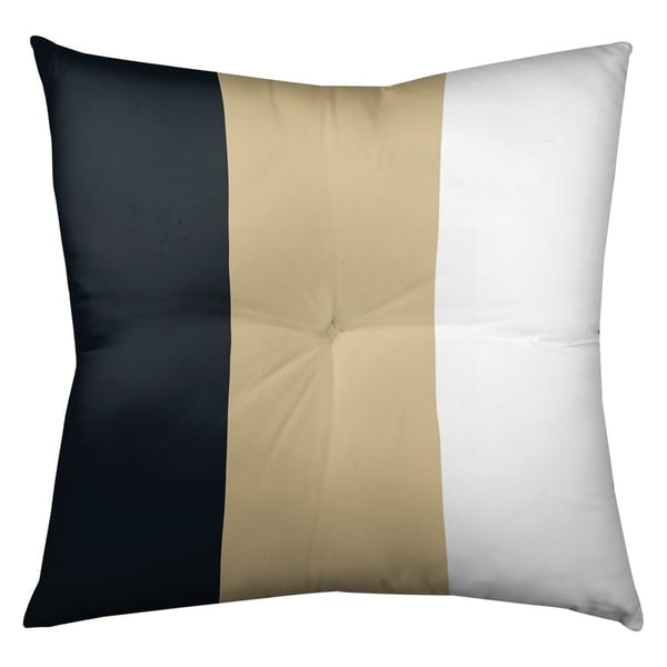New Orleans New Orleans Football Stripes Floor Pillow - Square Tufted