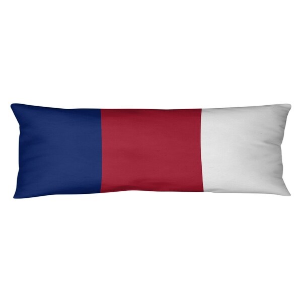 New York New York Big Football Stripes Body Pillow (w/Rmv Insert)