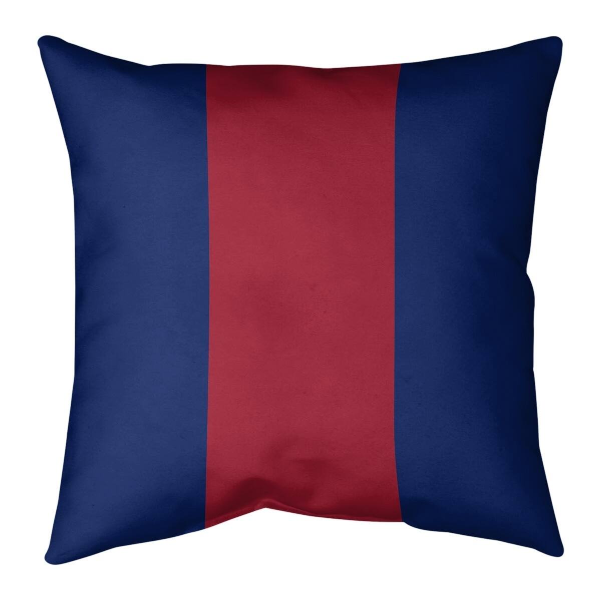 New York New York Big Football Stripes Floor Pillow - Standard - Bed ...