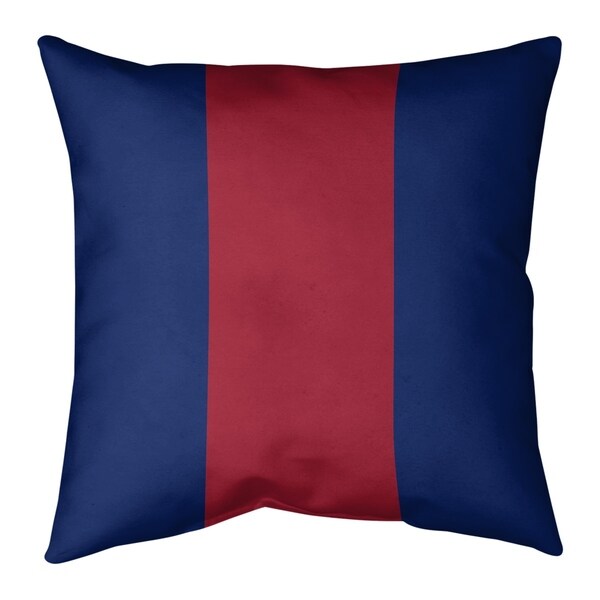 New York New York Big Football Stripes Floor Pillow - Standard