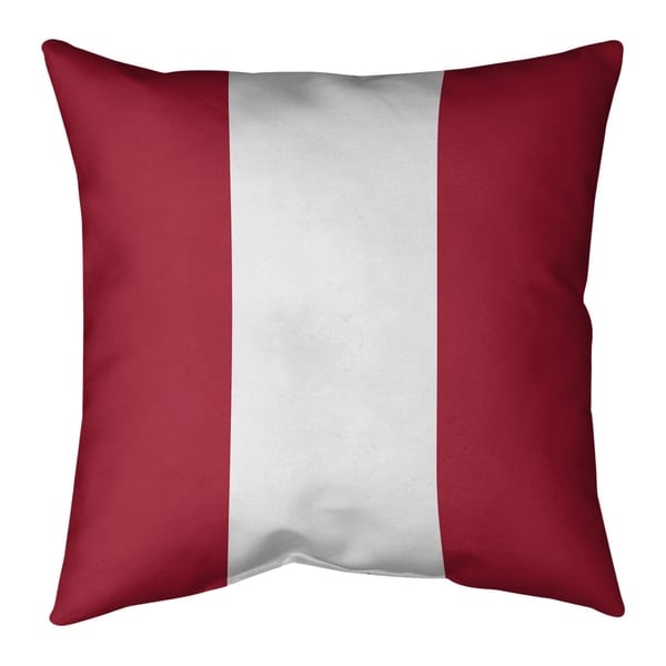 New York New York Big Football Stripes Pillow (Indoor/Outdoor)