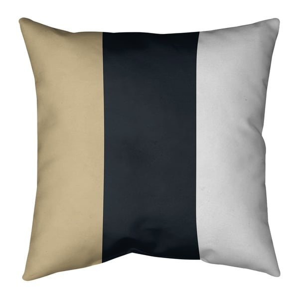New Orleans New Orleans Football Stripes Pillow-Faux Linen