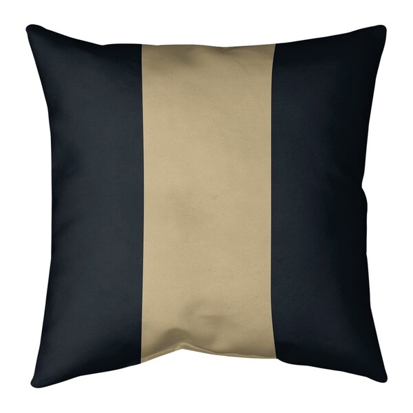 New Orleans New Orleans Football Stripes Pillow (Indoor/Outdoor)