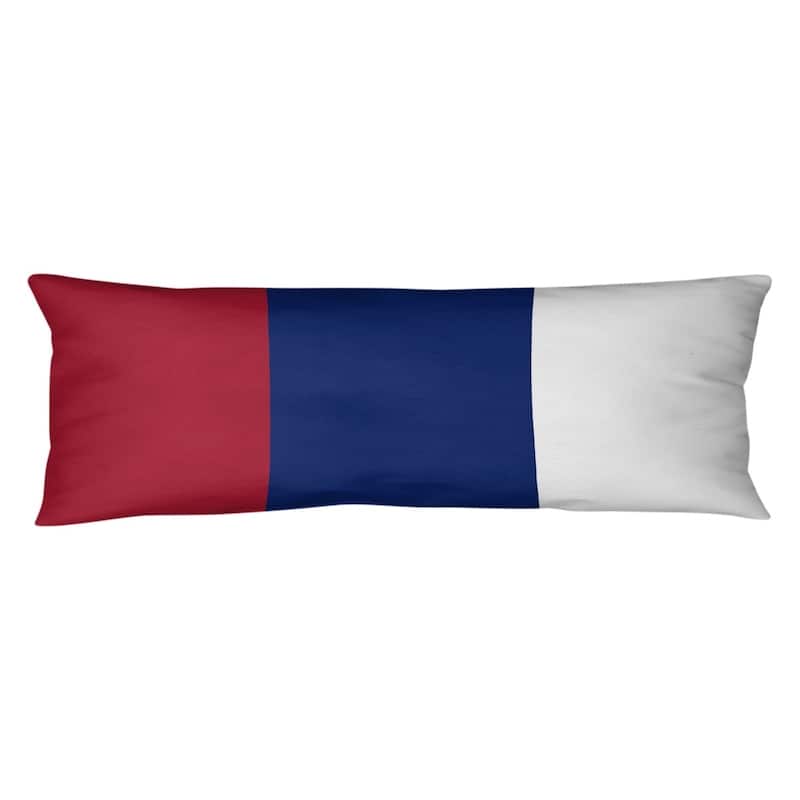 New York New York Big Football Stripes Body Pillow (w/Rmv Insert) - Bed ...