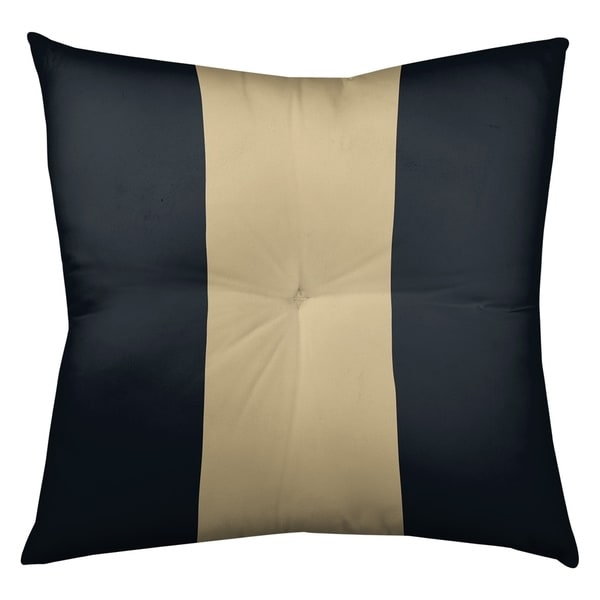 New Orleans New Orleans Football Stripes Floor Pillow - Square Tufted