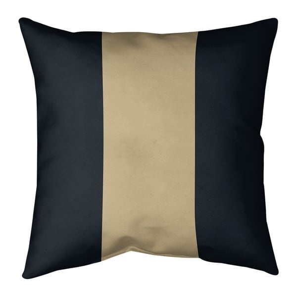 New Orleans New Orleans Football Stripes Pillow (w/Rmv Insert)-Spun Poly