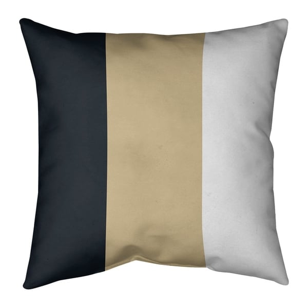 New Orleans New Orleans Football Stripes Pillow-Cotton Twill