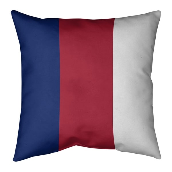 New York New York Big Football Stripes Pillow-Spun Polyester