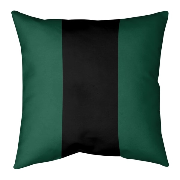 New York New York Fly Football Stripes Pillow-Faux Linen
