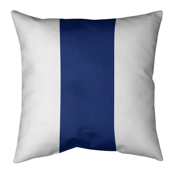 New York New York Big Football Stripes Pillow (Indoor/Outdoor)