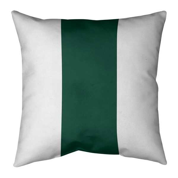 New York New York Fly Football Stripes Pillow-Cotton Twill