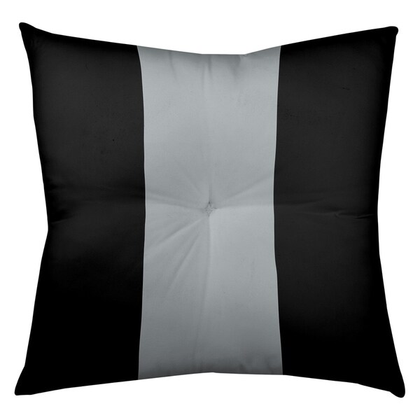 Las Vegas Las Vegas Football Stripes Floor Pillow - Square Tufted
