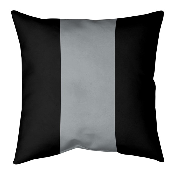 Las Vegas Las Vegas Football Stripes Pillow-Faux Linen