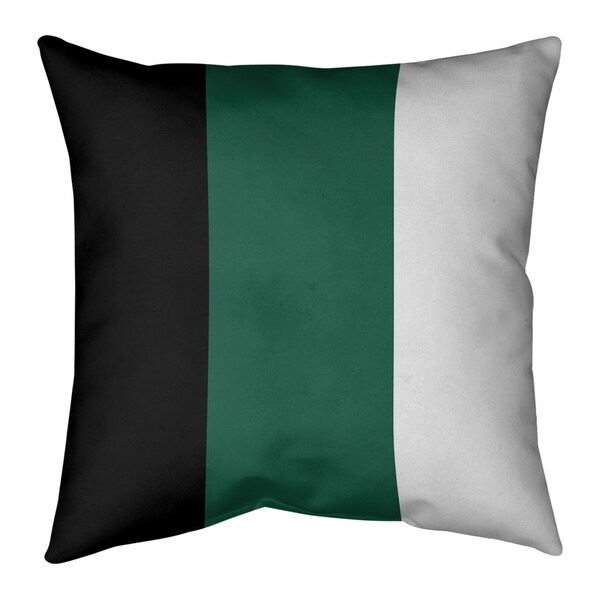 New York New York Fly Football Stripes Pillow-Cotton Twill