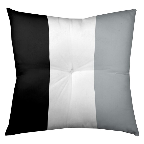 Las Vegas Las Vegas Football Stripes Floor Pillow - Square Tufted