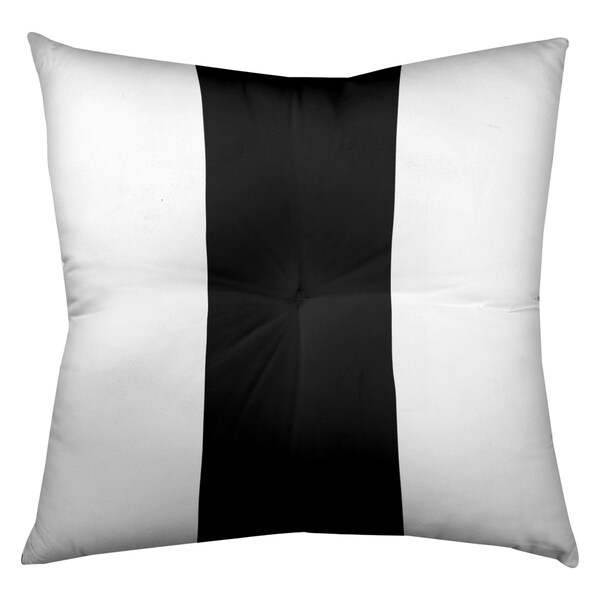 Oakland Oakland Football Stripes Floor Pillow - Square Tufted