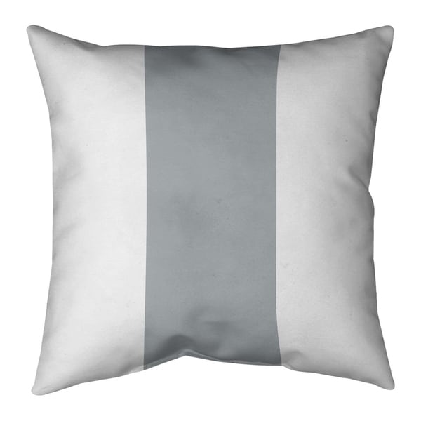 Oakland Oakland Football Stripes Pillow (w/Rmv Insert)-Spun Poly