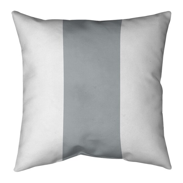 Oakland Oakland Football Stripes Pillow (w/Rmv Insert)-Spun Poly