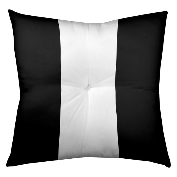 Oakland Oakland Football Stripes Floor Pillow - Square Tufted