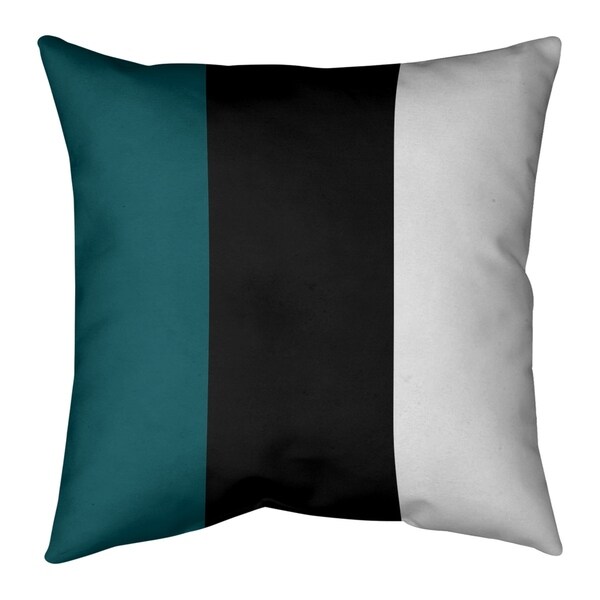 Philadelphia Philadelphia Football Stripes Pillow (w/Rmv Insert)-Spun Poly