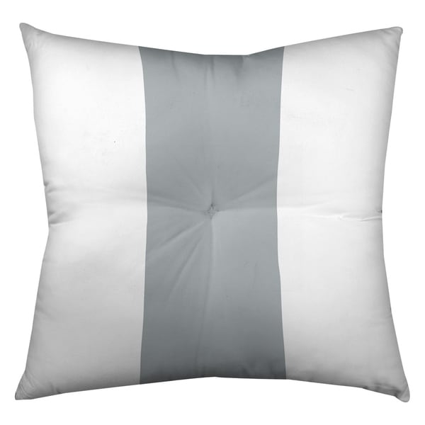 Oakland Oakland Football Stripes Floor Pillow - Square Tufted