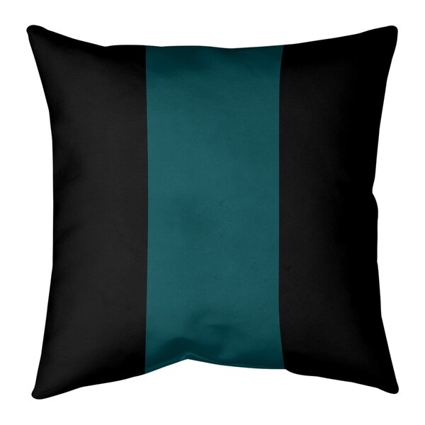 Philadelphia Philadelphia Football Stripes Pillow-Faux Suede