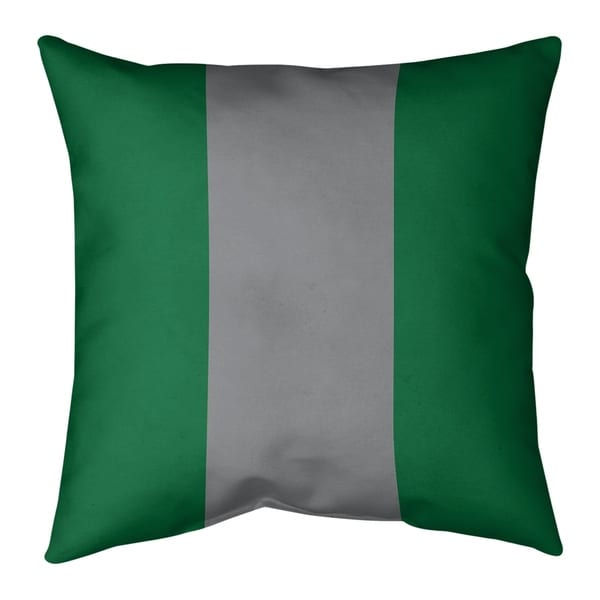 Philadelphia Philadelphia Throwback Football Stripes Pillow (Indoor/Outdoor)
