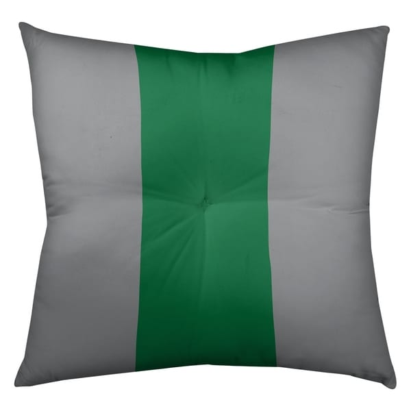 Philadelphia Philadelphia Throwback Football Stripes Floor Pillow - Square Tufted