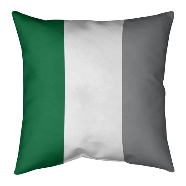 Philadelphia Philadelphia Throwback Football Stripes Pillow (Indoor/Outdoor)