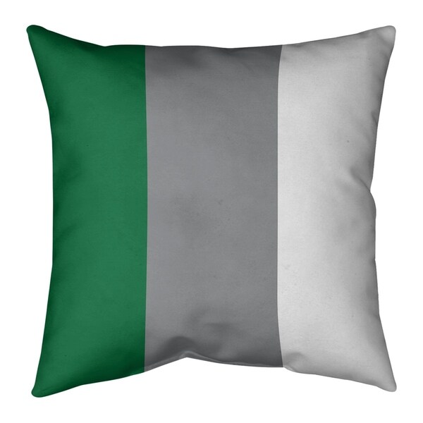 Philadelphia Philadelphia Throwback Football Stripes Pillow (Indoor/Outdoor)