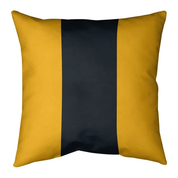 Pittsburgh Pittsburgh Football Stripes Pillow (Indoor/Outdoor)