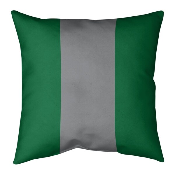 Philadelphia Philadelphia Throwback Football Stripes Pillow (w/Rmv Insert)-Spun Poly