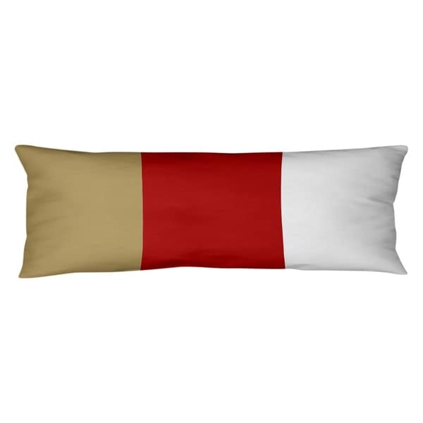 San Francisco San Francisco Football Stripes Body Pillow (w/Rmv Insert)