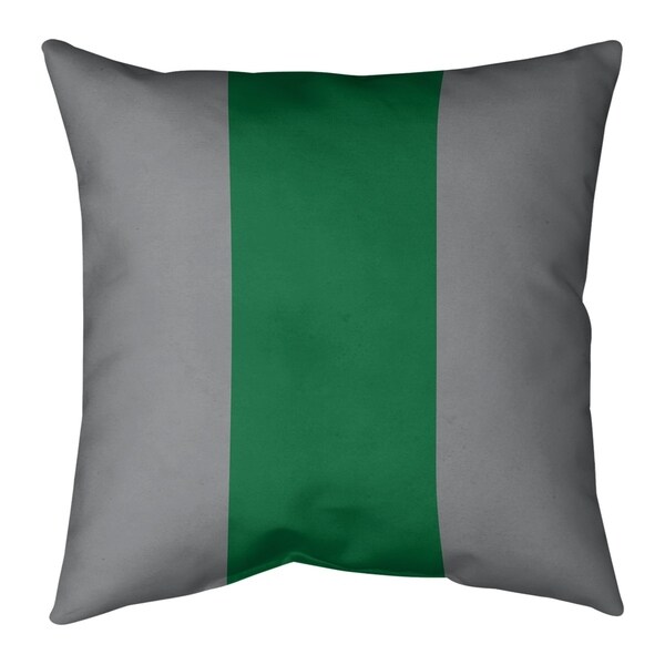 Philadelphia Philadelphia Throwback Football Stripes Pillow-Spun Polyester