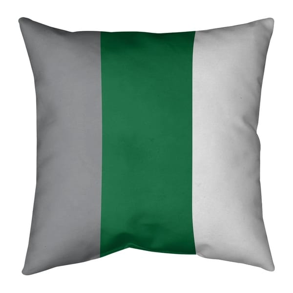 Philadelphia Philadelphia Throwback Football Stripes Pillow-Spun Polyester