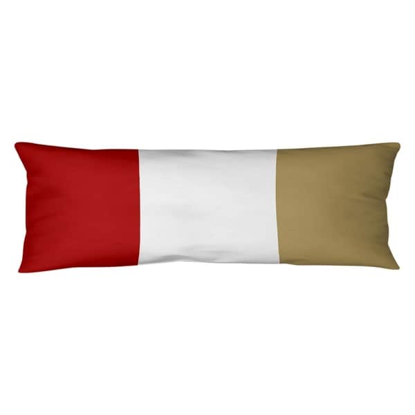San Francisco San Francisco Football Stripes Body Pillow (w/Rmv Insert)
