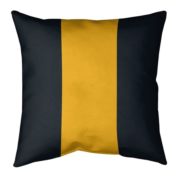 Pittsburgh Pittsburgh Football Stripes Pillow-Cotton Twill