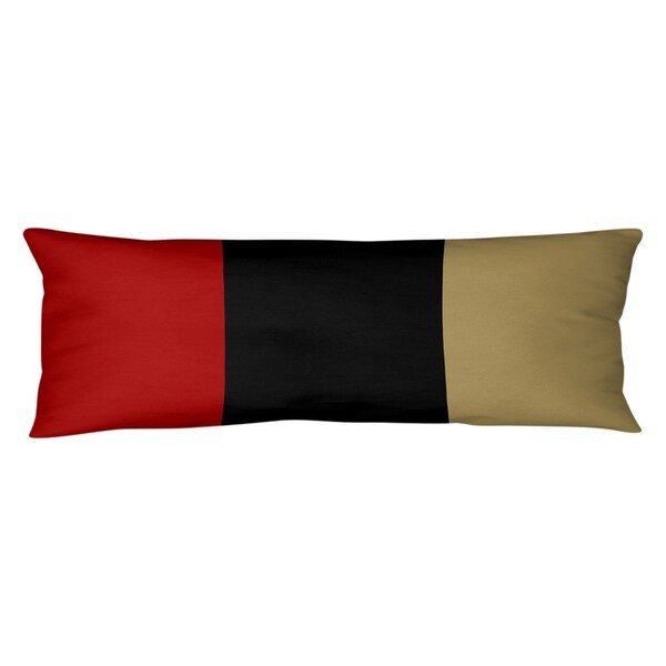 San Francisco San Francisco Football Stripes Body Pillow (w/Rmv Insert)