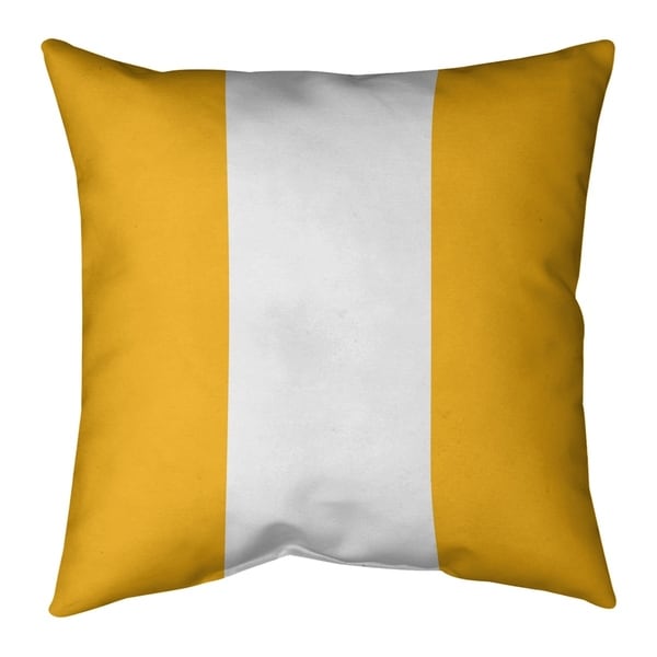 Pittsburgh Pittsburgh Football Stripes Pillow-Faux Linen
