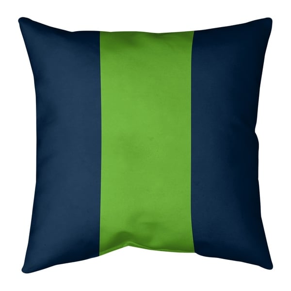 Seattle Seattle Football Stripes Pillow (w/Rmv Insert)-Spun Poly