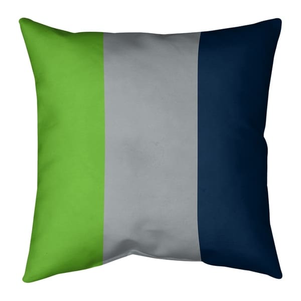 Seattle Seattle Football Stripes Pillow-Cotton Twill