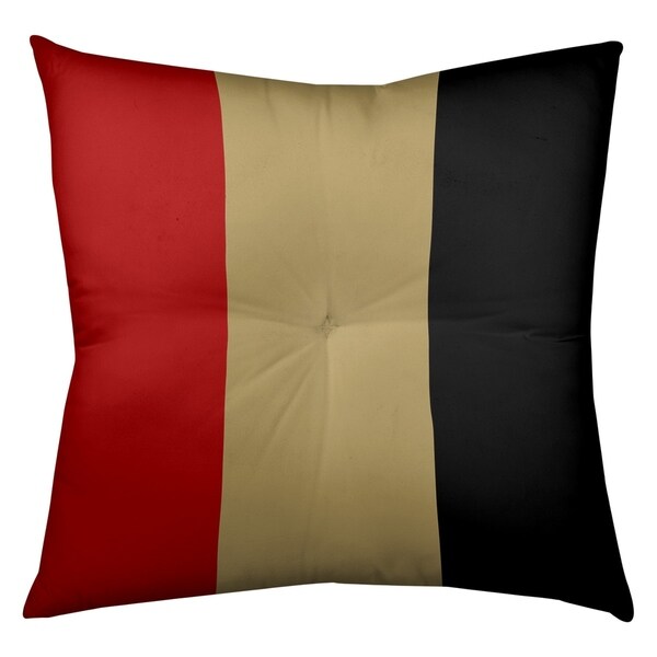 San Francisco San Francisco Football Stripes Floor Pillow - Square Tufted