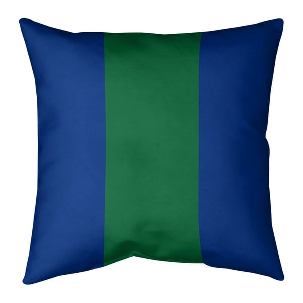 Seattle Seattle Throwback Football Stripes Pillow (w/Rmv Insert)-Spun Poly