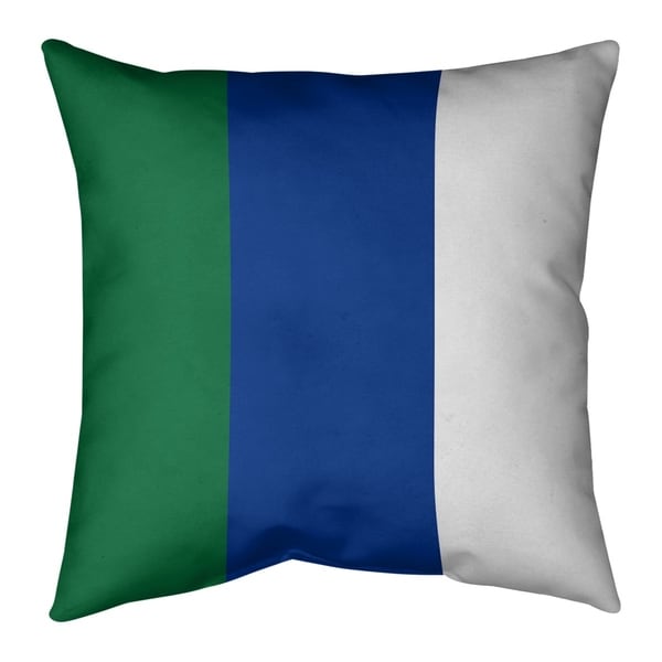 Seattle Seattle Throwback Football Stripes Floor Pillow - Standard
