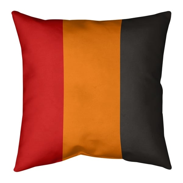 Tampa Bay Tampa Bay Football Stripes Pillow-Spun Polyester