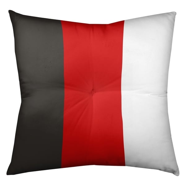 Tampa Bay Tampa Bay Football Stripes Floor Pillow - Square Tufted